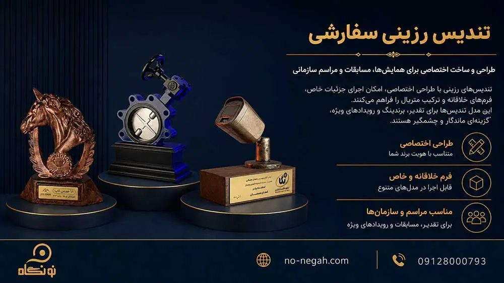 اینوگرافی راهنمای تندیس رزینی